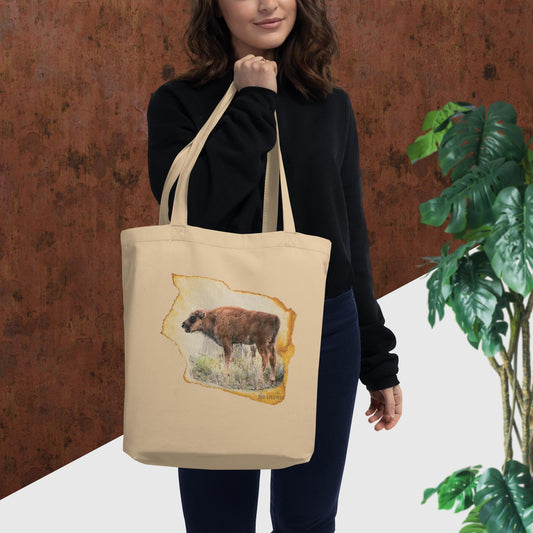 Baby Bison Eco Tote Bag