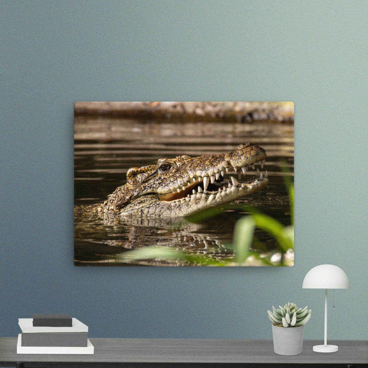 Cuban Crocodile Print